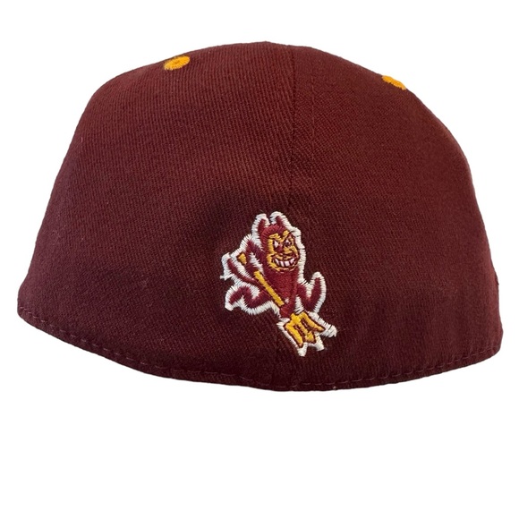 Arizona State Sun Devils Baseball Ball Cap TOW Top of the World Maroon Gold NCAA - Picture 4 of 7